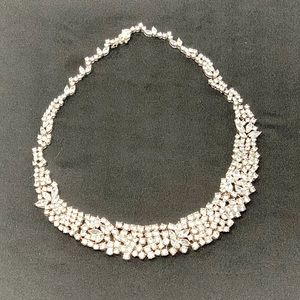 Kenneth Jay Lane CZ statement necklace